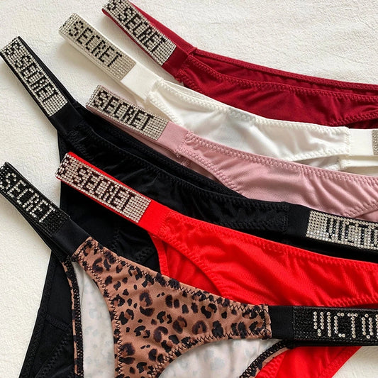 2024 New Women'S Underwear, Smooth Low-Waisted Sexy Women'S Thong, Attractive, Breathable, Shiny, Sexy and Comfortable in One