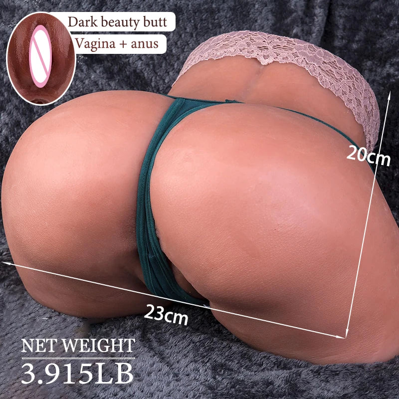 Real Vagina Sexy Butt Double Channel 3D Big Ass Sex Dolls for Adults 18 Masturbation Male Masturbator Adult Supplies Anus Pussy